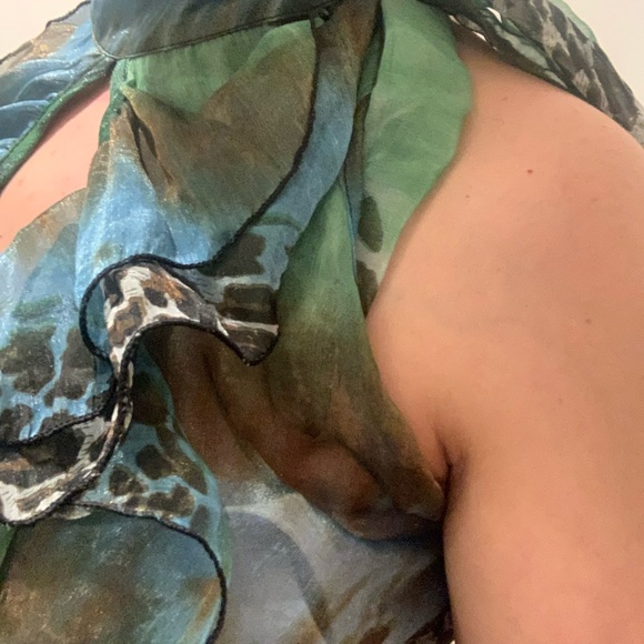 Halterneck Ruffle Top - Picture 15 of 16